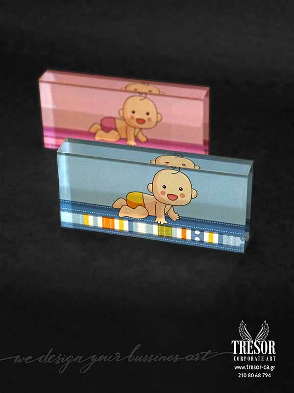 Tresor Corporate Art αναμνηστικό προσωποποιημένο βραβείο δώρο από πολλά χρώματα πλεξιγκλάς Plexiglas με χάραξη laser router εκτύπωση UV